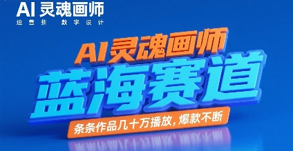 AI灵魂画师，蓝海赛道，条条作品几十W播放，爆款不断-源创极客