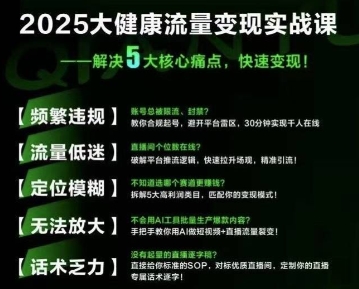 大健康流量全域新增长8.0，三月底线下课视频，大健康万亿蓝海，从类目突围到模式迭代-源创极客