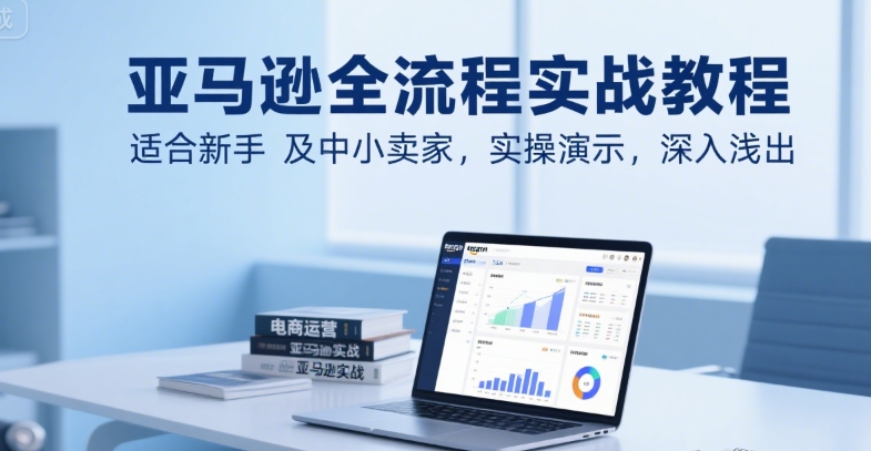 亚马逊全流程实战教程，适合新手及中小卖家，实操演示，深入浅出-源创极客