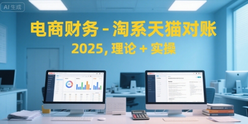 电商财务-淘系天猫对账2025，理论+实操-源创极客