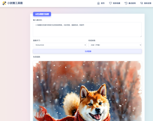 适用于彩虹工具箱程序的AI生成图文绘画插件工具-源创极客