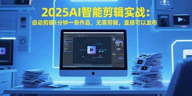 2025AI智能剪辑实战：自动剪辑1分钟一条作品，无需剪辑，直接可以发布-源创极客