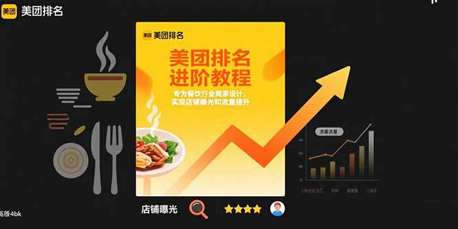 美团排名进阶教程：专为餐饮行业商家设计，实现店铺曝光和流量提升-源创极客