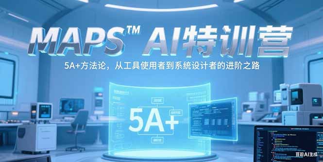 MAPSAI特训营，掌握 5A+方法论，从工具使用者到系统设计者的进阶之路-源创极客
