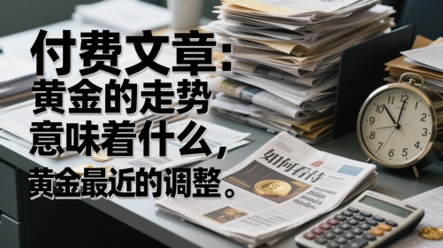 付费文章：黄金的走势意味着什么，如何看待黄金最近的调整-源创极客
