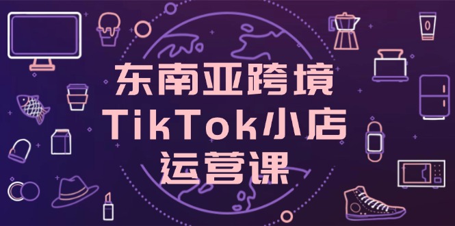 东南亚跨境TikTok小店运营课，掌握店铺设置与流量转化核心技巧-源创极客