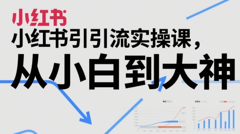 小红书引流实操课，从小白到大神-源创极客