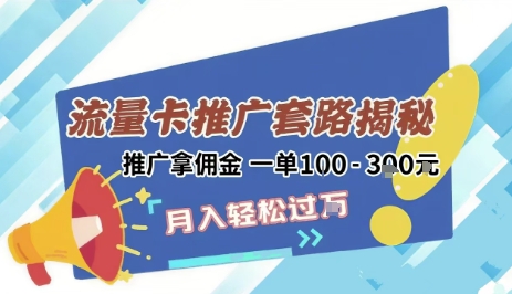 2025年外面卖1500的流量卡项目最新玩法，绿色无门槛对新手非常友好，日入3张+-源创极客