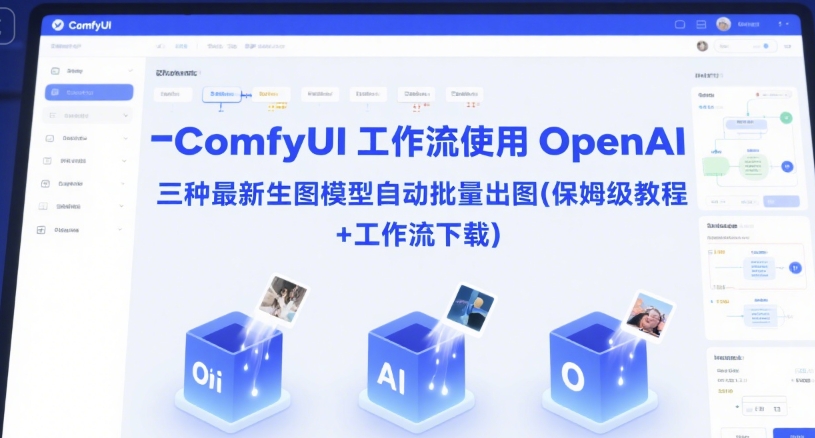 ComfyUI 工作流使用 OpenAI 三种最新生图模型自动批量出图(保姆级教程+工作流下载)-源创极客