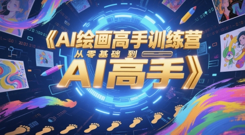 AI绘画高手训练营，从零基础到AI高手-源创极客