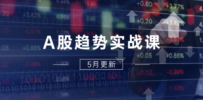 A股趋势实战课：主力动向+政策红利，2025全年策略5月更新-源创极客