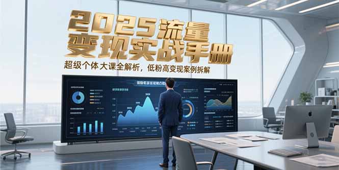 2025流量变现实战手册，超级个体大课全解析，低粉高变现案例拆解-源创极客