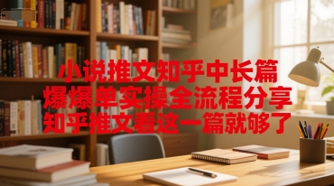 小说推文知乎中长篇爆单实操全流程分享，知乎推文看这一篇就够了-源创极客