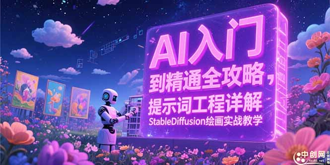 AI入门到精通全攻略，提示词工程详解，StableDiffusion绘画实战教学-源创极客
