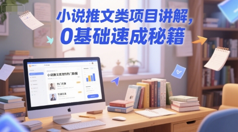 小说推文类项目讲解，0 基础速成秘籍-源创极客