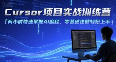 Cursor项目实战训练营，两小时快速掌握AI编程，零基础也能轻松上手-源创极客