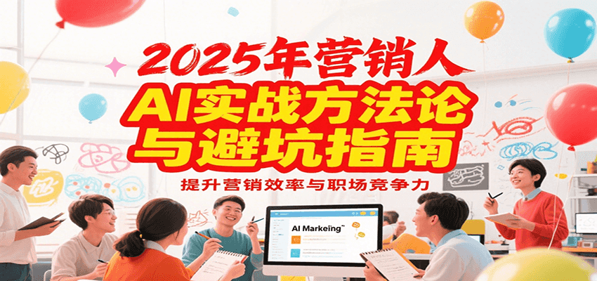 2025年营销实战方法论与避坑指南，利用AI提升营销效率与职场竞争力-源创极客
