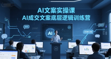 AI文案实操课，AI成交文案底层逻辑训练营-源创极客